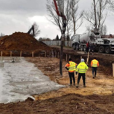 Kwiecień 2021r. - zdjęcia z budowy Ogrodów Szymborskiej
