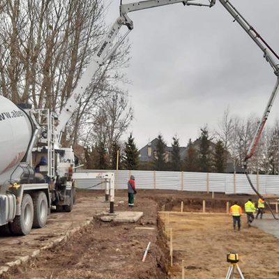 Kwiecień 2021r. - budowa inwestycji Ogrody Szymborskiej