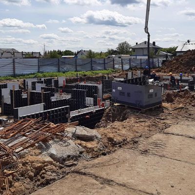 Maj 2021r. - budowa inwestycji Ogrody Szymborskiej