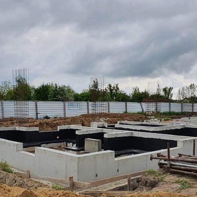 Maj 2021r. - zdjęcia z budowy Ogrodów Szymborskiej