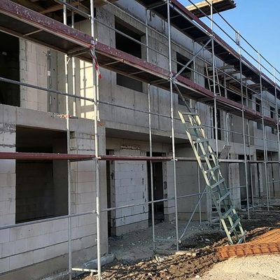 Styczeń 2022r. - zdjęcia z budowy Ogrodów Szymborskiej