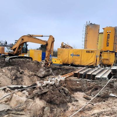 Racławicka Platinum - budowa inwestycji - styczeń 2022r.