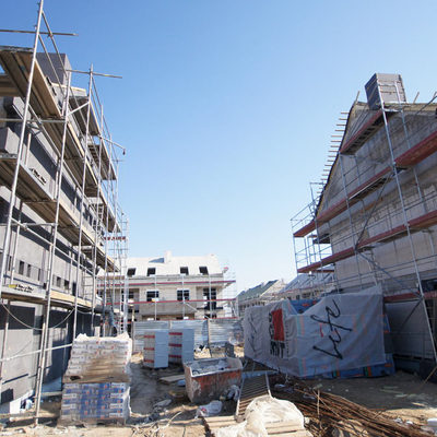 Nowe domy Wrocław Krzyki Marzec 2022r.