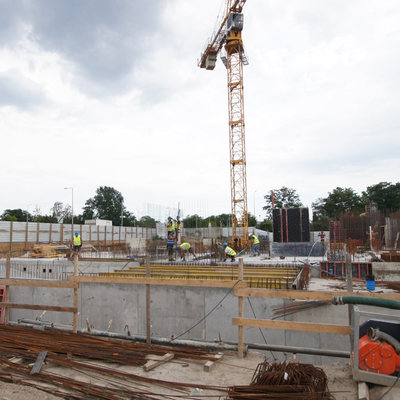 Racławicka Platinum - budowa czerwiec 2022r. Wrocław Grabiszynek