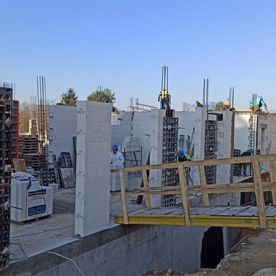 Racławicka Platinum część B - budowa luty 2023r. nowa inwestycja Temar Deweloper