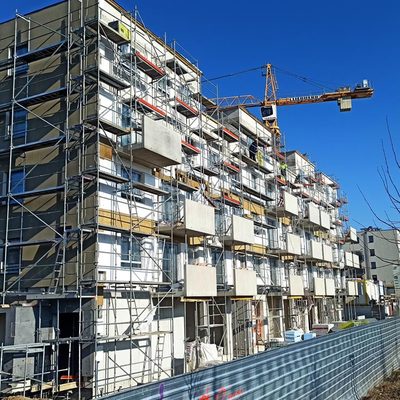 Racławicka Platinum część A - budowa luty 2023r. nowe mieszkania deweloperskie