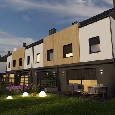 Ogrody Szymborskiej Wrocław Krzyki Wojszyce, ogród i taras