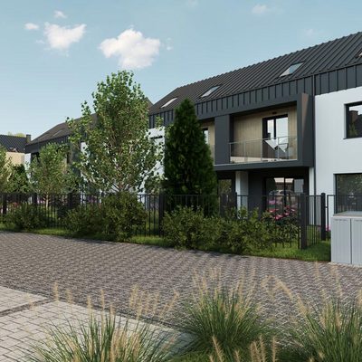 Nowe domy w zabudowie bliźniaczej Wrocław Wojszyce