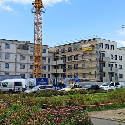 Racławicka Platinum - budowa czerwiec 2023 - nowe mieszkania Wrocław Grabiszynek Temar Deweloper