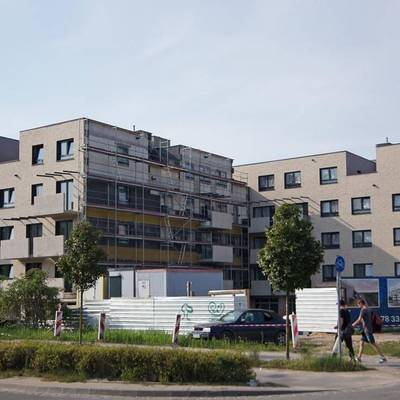 Racławicka Platinum nowe mieszkania Grabiszynek - budowa wrzesień 2023 